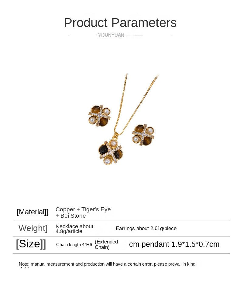 Luxury zircon necklace for women - jewelry - weilin.com