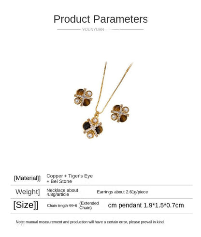 Luxury zircon necklace for women - jewelry - weilin.com