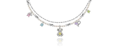 Millennial style cute bear necklace - jewelry - weilin.com