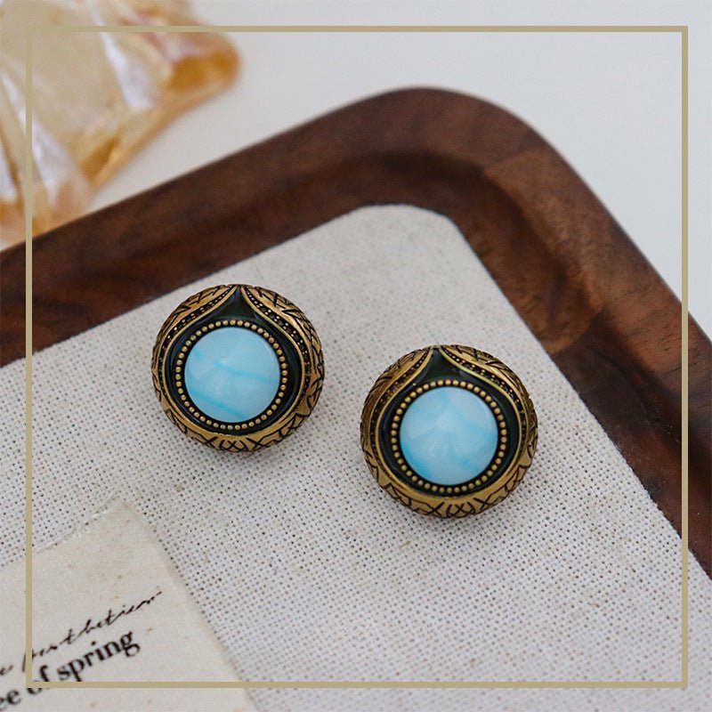 Mysterious retro personality earrings - jewelry - weilin.com