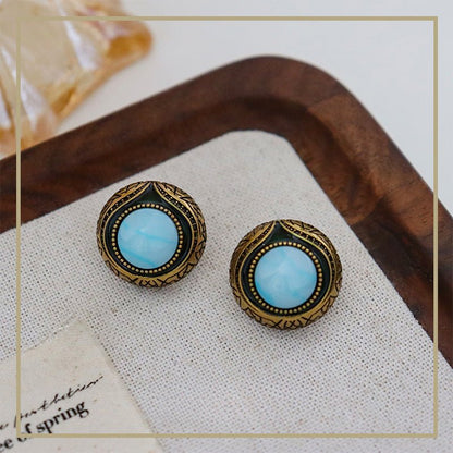 Mysterious retro personality earrings - jewelry - weilin.com