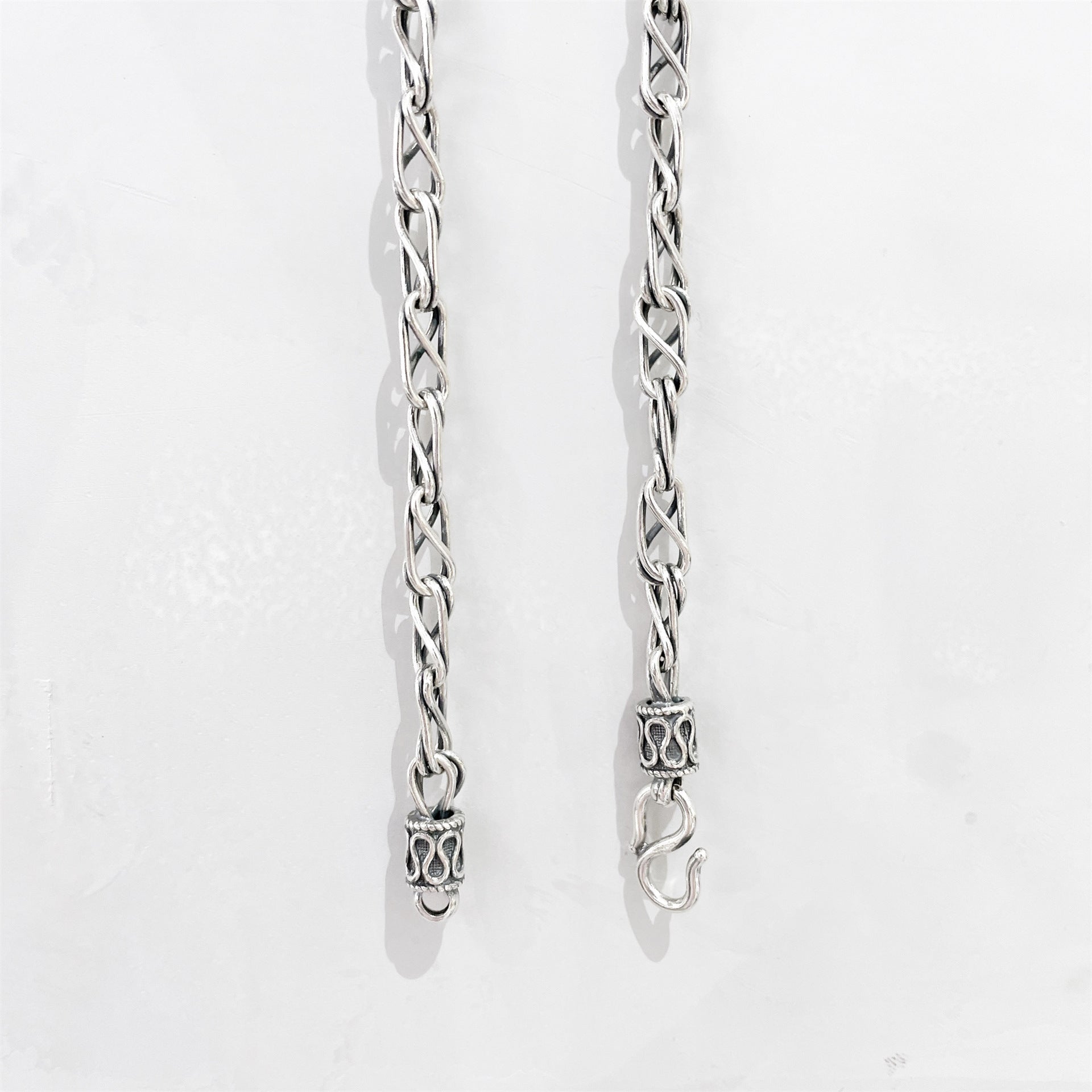 National trend S pattern sterling silver necklace - jewelry - weilin.com