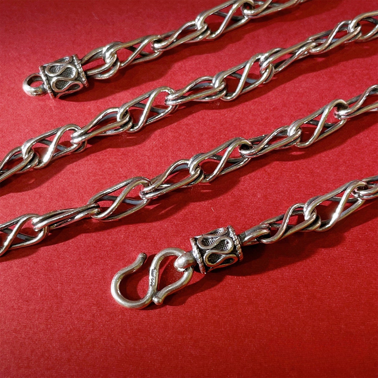 National trend S pattern sterling silver necklace - jewelry - weilin.com