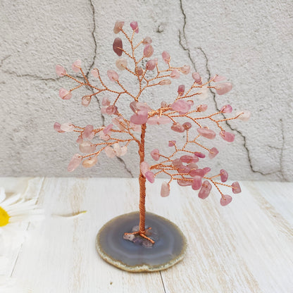 Natural crystal fortune tree decorative ornaments - jewelry - weilin.com