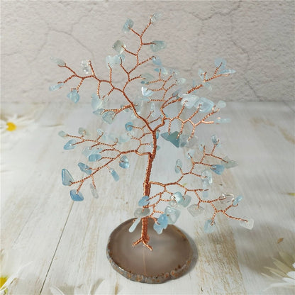 Natural crystal fortune tree decorative ornaments - jewelry - weilin.com
