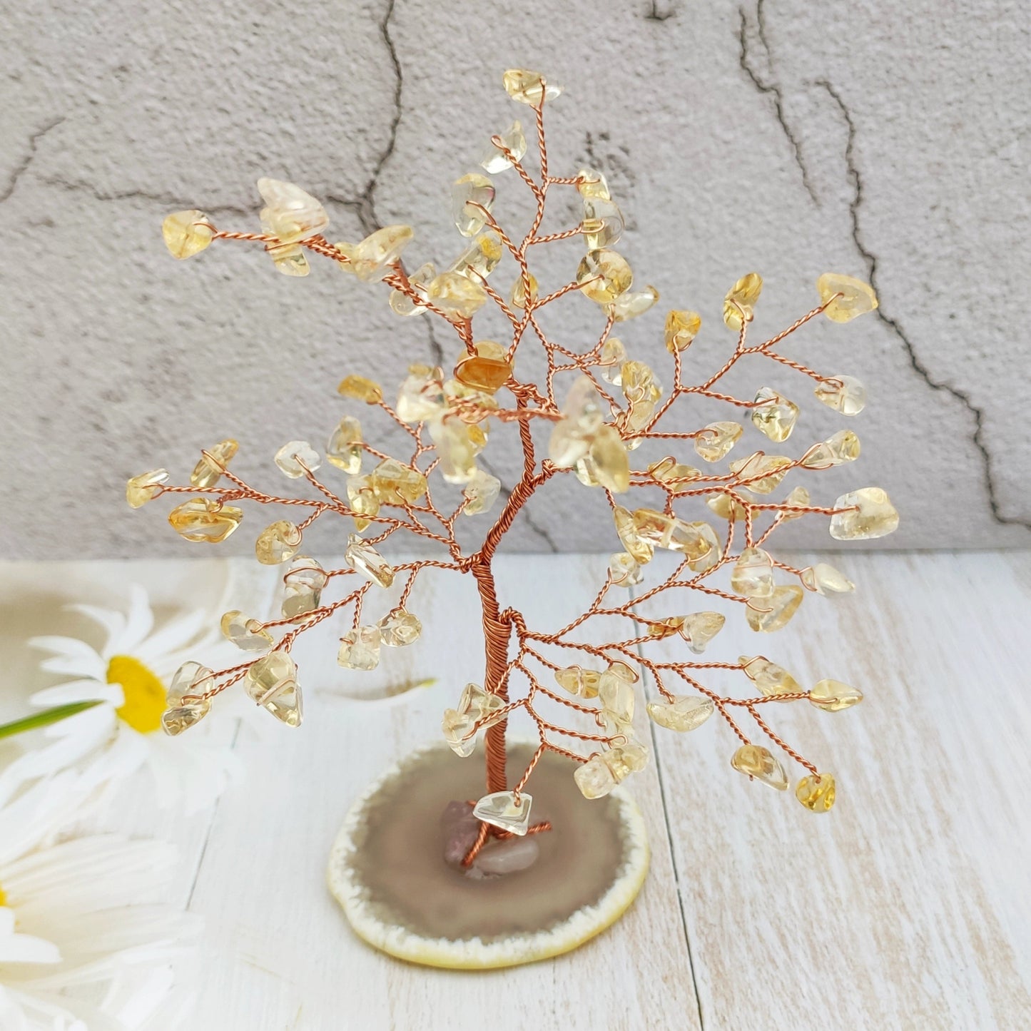 Natural crystal fortune tree decorative ornaments - jewelry - weilin.com