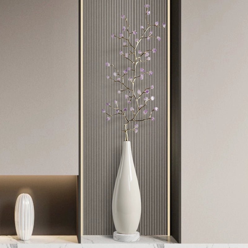 Natural crystal treasure fortune tree ice crack decorative ornaments - jewelry - weilin.com