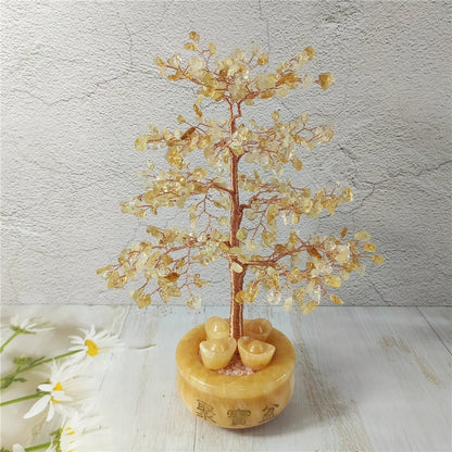 Natural crystal tree fortune cornucopia - jewelry - weilin.com