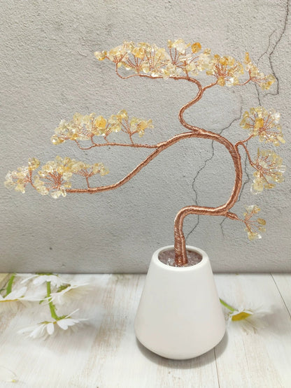 Natural crystal tree fortune tree ornaments - jewelry - weilin.com