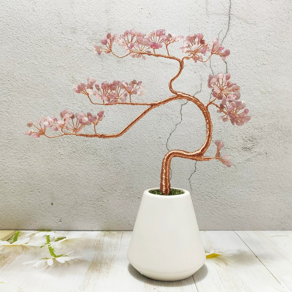 Natural crystal tree fortune tree ornaments - jewelry - weilin.com