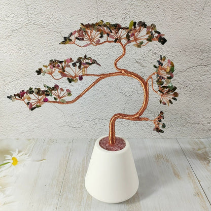 Natural crystal tree fortune tree ornaments - jewelry - weilin.com