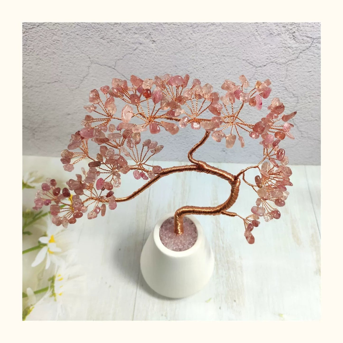 Natural crystal tree fortune tree ornaments - jewelry - weilin.com