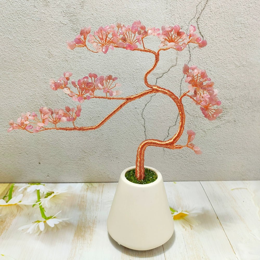 Natural crystal tree fortune tree ornaments - jewelry - weilin.com