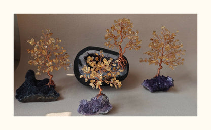 Natural Money Tree Fortune - attracting Crystal Ornaments - jewelry - weilin.com