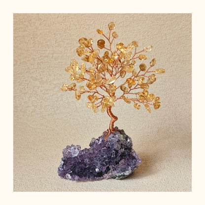Natural Money Tree Fortune - attracting Crystal Ornaments - jewelry - weilin.com