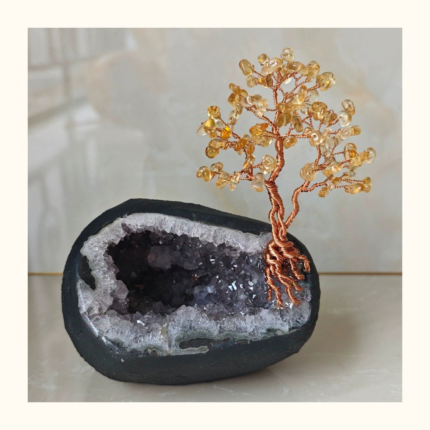 Natural Money Tree Fortune - attracting Crystal Ornaments - jewelry - weilin.com