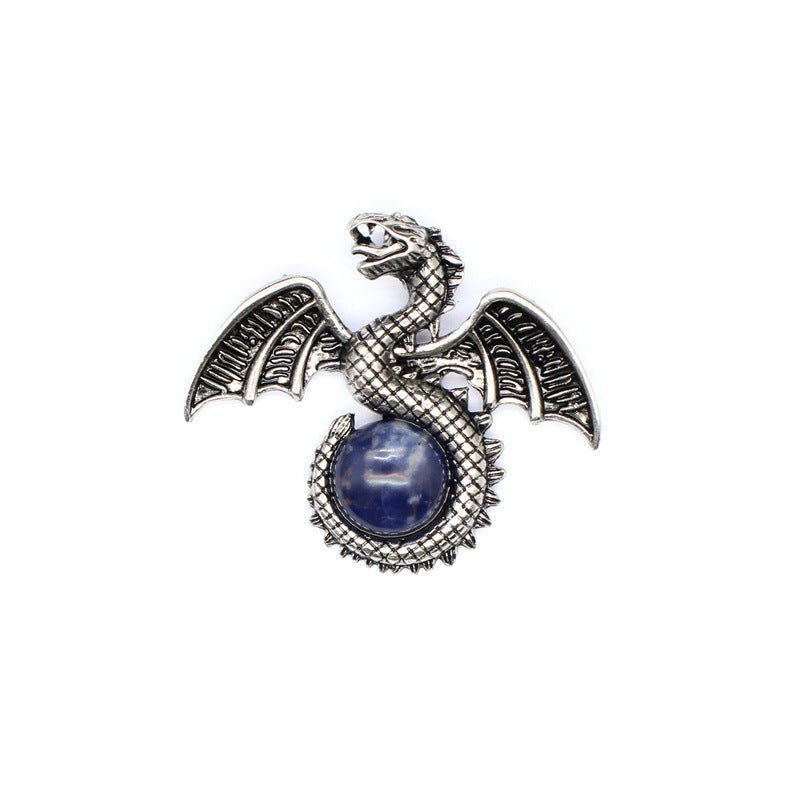 Natural Stone Pterosaur Lapis Lazuli Pendant - jewelry - weilin.com