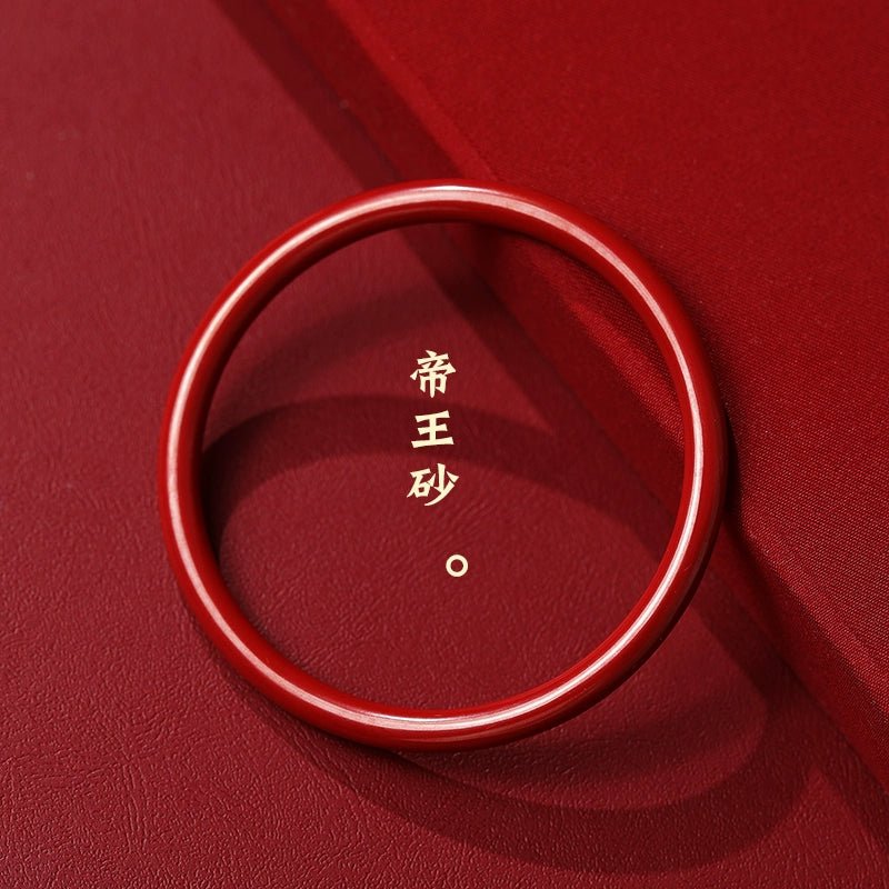 New Chinese style cinnabar purple gold sand emperor bracelet for women - jewelry - weilin.com