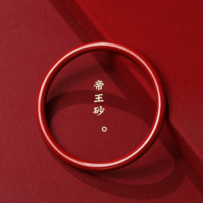 New Chinese style cinnabar purple gold sand emperor bracelet for women - jewelry - weilin.com