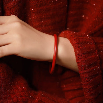 New Chinese style cinnabar purple gold sand emperor bracelet for women - jewelry - weilin.com
