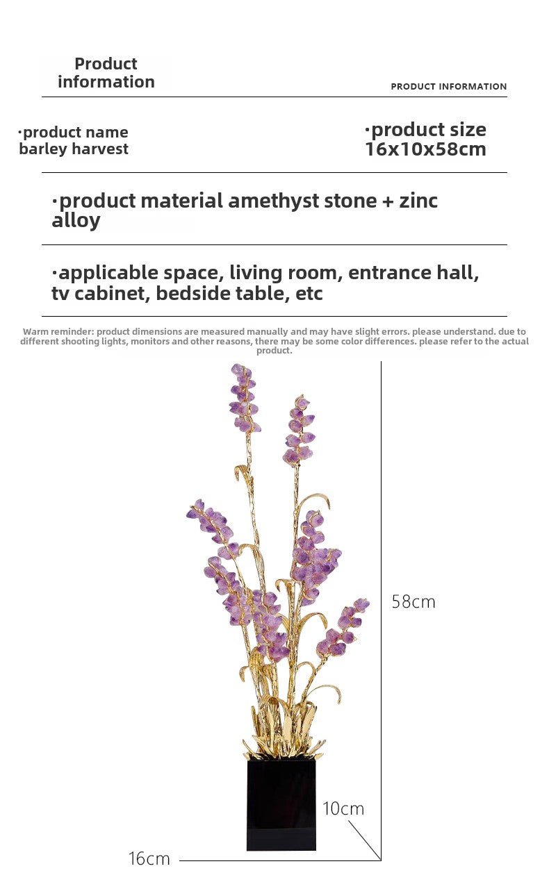 New Chinese style crystal barley harvest wheat ears decorative ornaments - jewelry - weilin.com