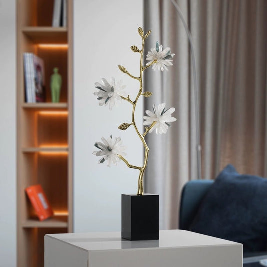 New Chinese style crystal flower branch decoration ornaments - jewelry - weilin.com