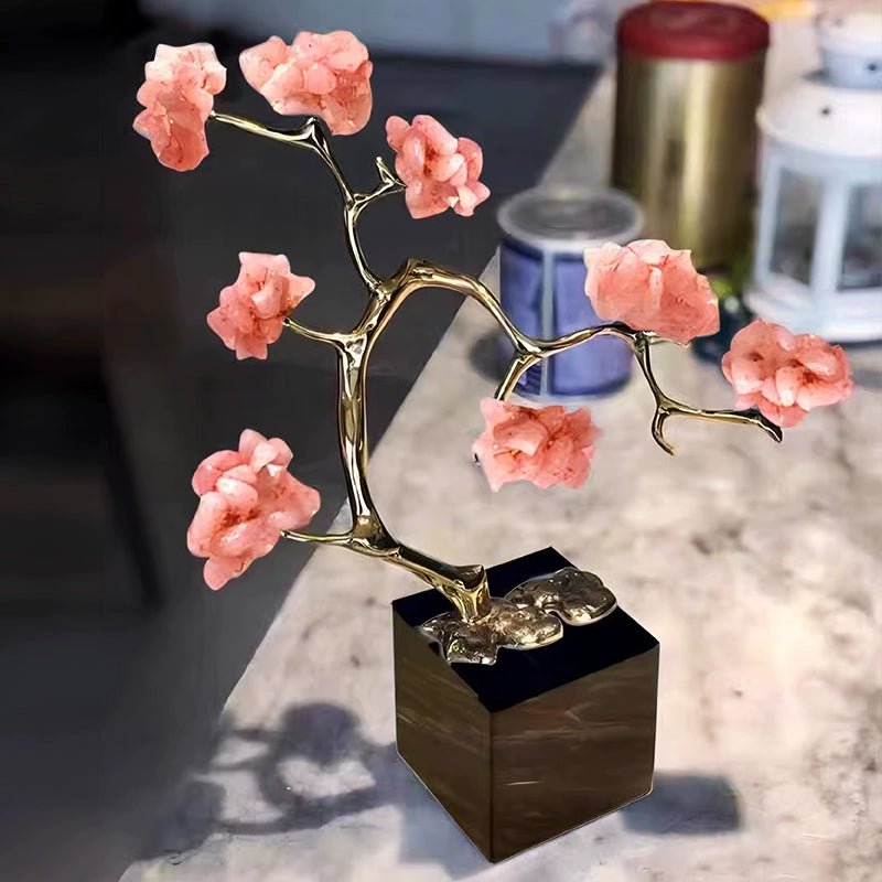 New Chinese style crystal fortune tree decoration ornaments - jewelry - weilin.com