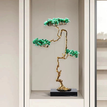 New Chinese style crystal fortune tree decoration ornaments - jewelry - weilin.com