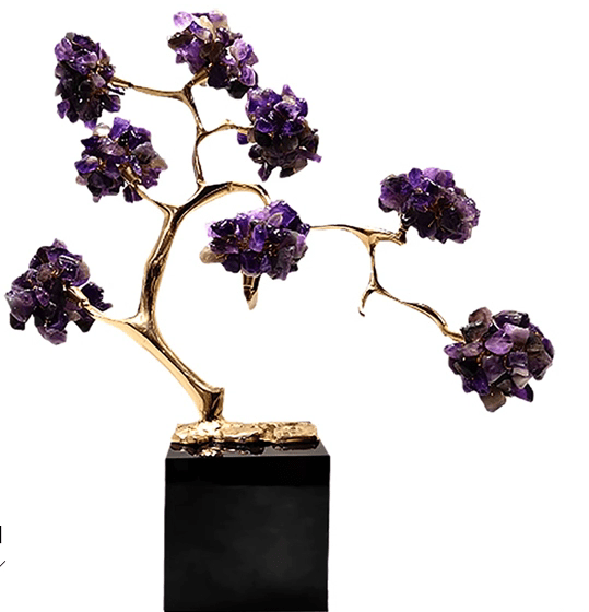 New Chinese style crystal fortune tree decoration ornaments - jewelry - weilin.com