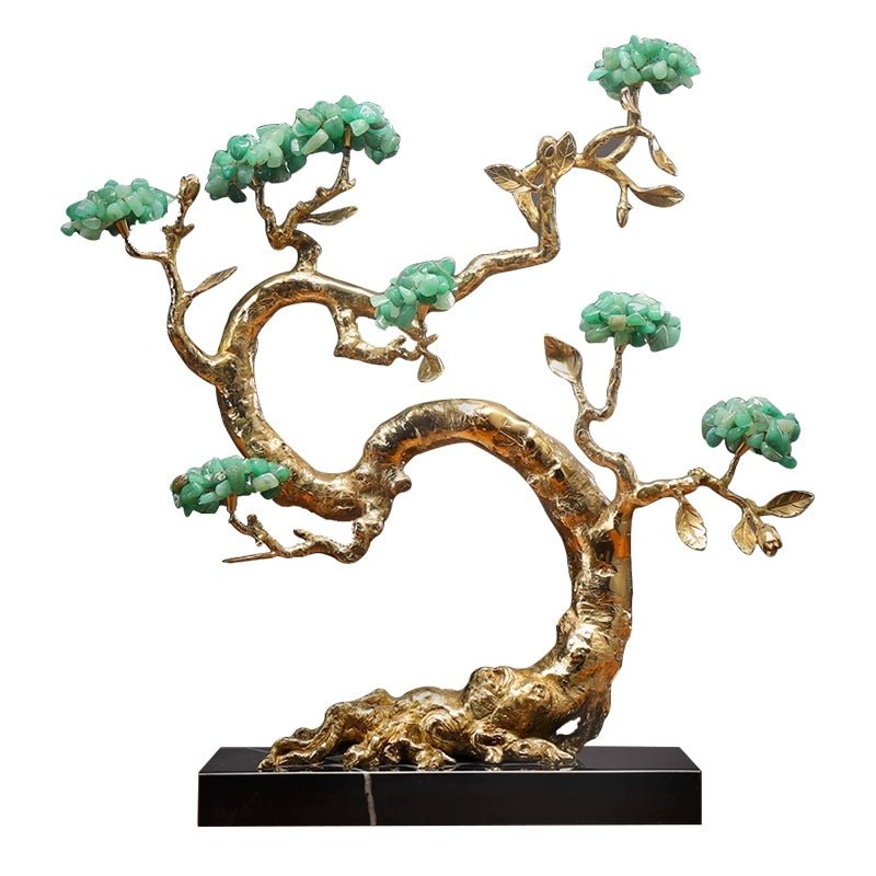 New Chinese style crystal fortune tree decoration ornaments - jewelry - weilin.com