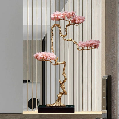 New Chinese style crystal fortune tree decoration ornaments - jewelry - weilin.com