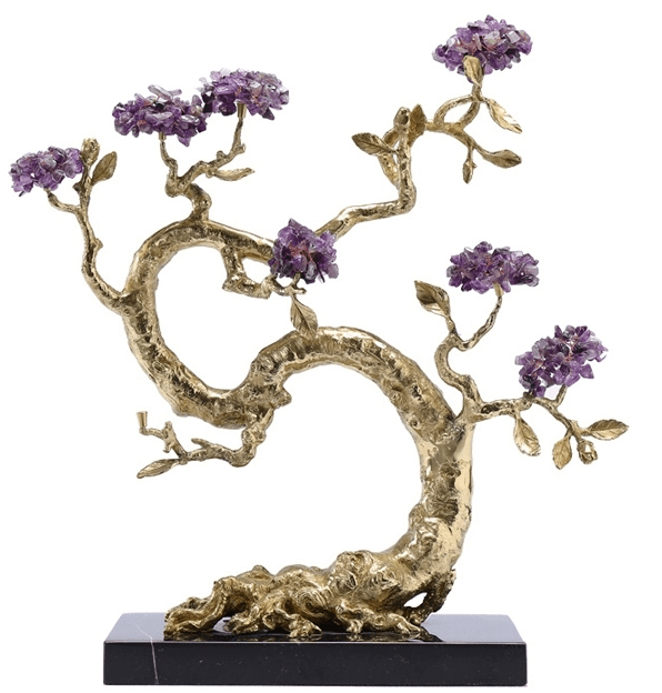 New Chinese style crystal fortune tree decoration ornaments - jewelry - weilin.com