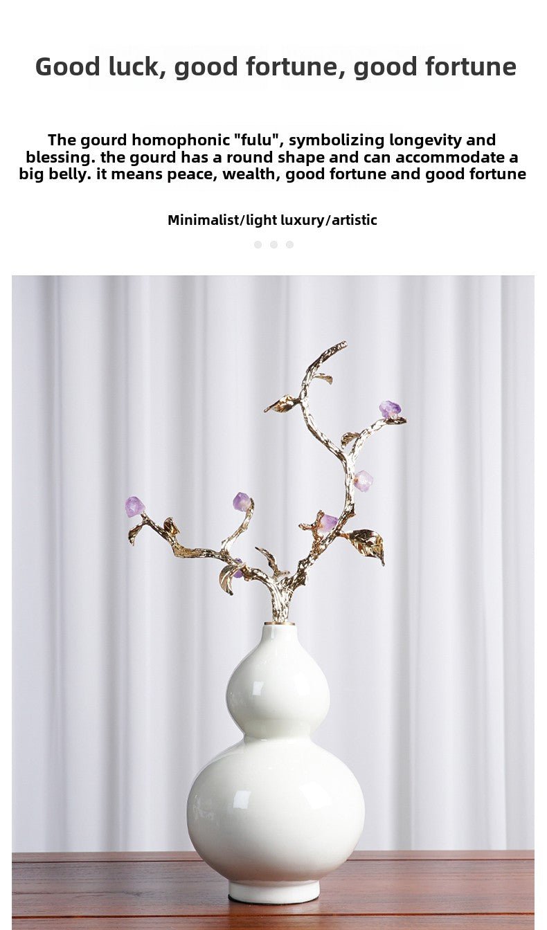 New Chinese style crystal gourd decorative ornaments - jewelry - weilin.com