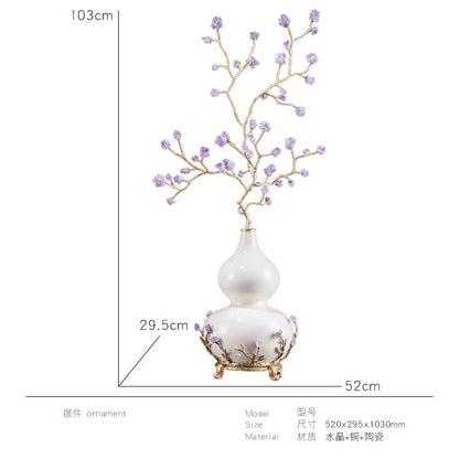 New Chinese style gourd natural amethyst stone ornaments - jewelry - weilin.com