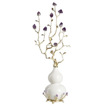 New Chinese style gourd natural amethyst stone ornaments - jewelry - weilin.com
