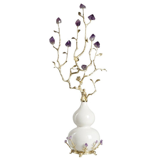 New Chinese style gourd natural amethyst stone ornaments - jewelry - weilin.com