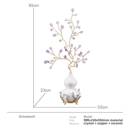 New Chinese style gourd natural amethyst stone ornaments - jewelry - weilin.com