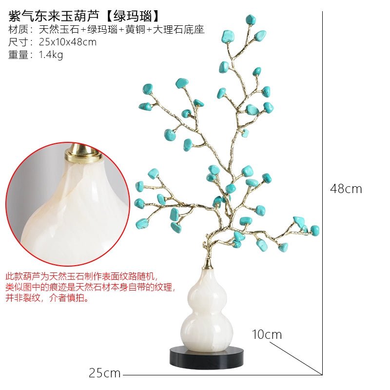 New Chinese style gourd natural amethyst stone ornaments - jewelry - weilin.com