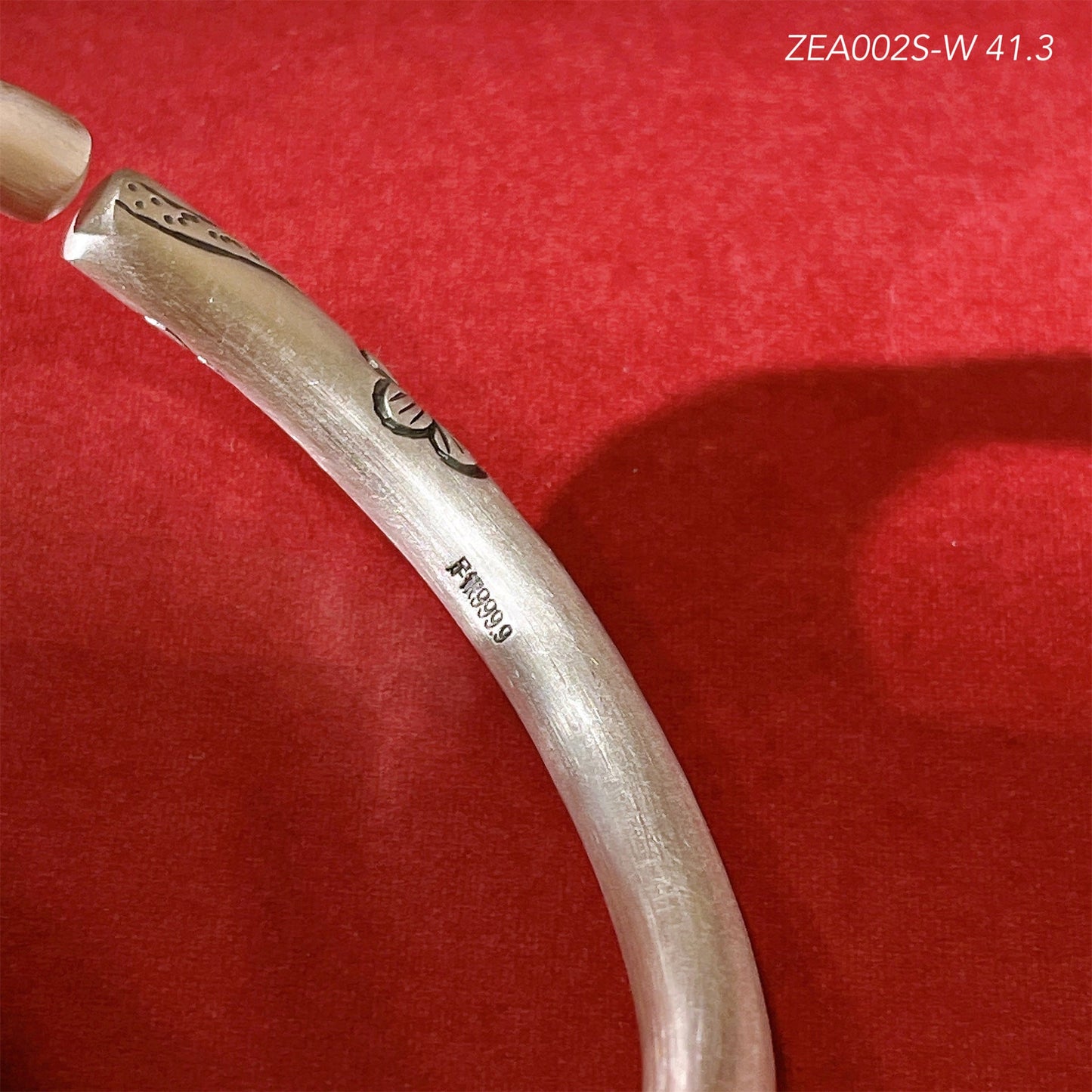 Niche design pattern sterling silver bracelet - jewelry - weilin.com