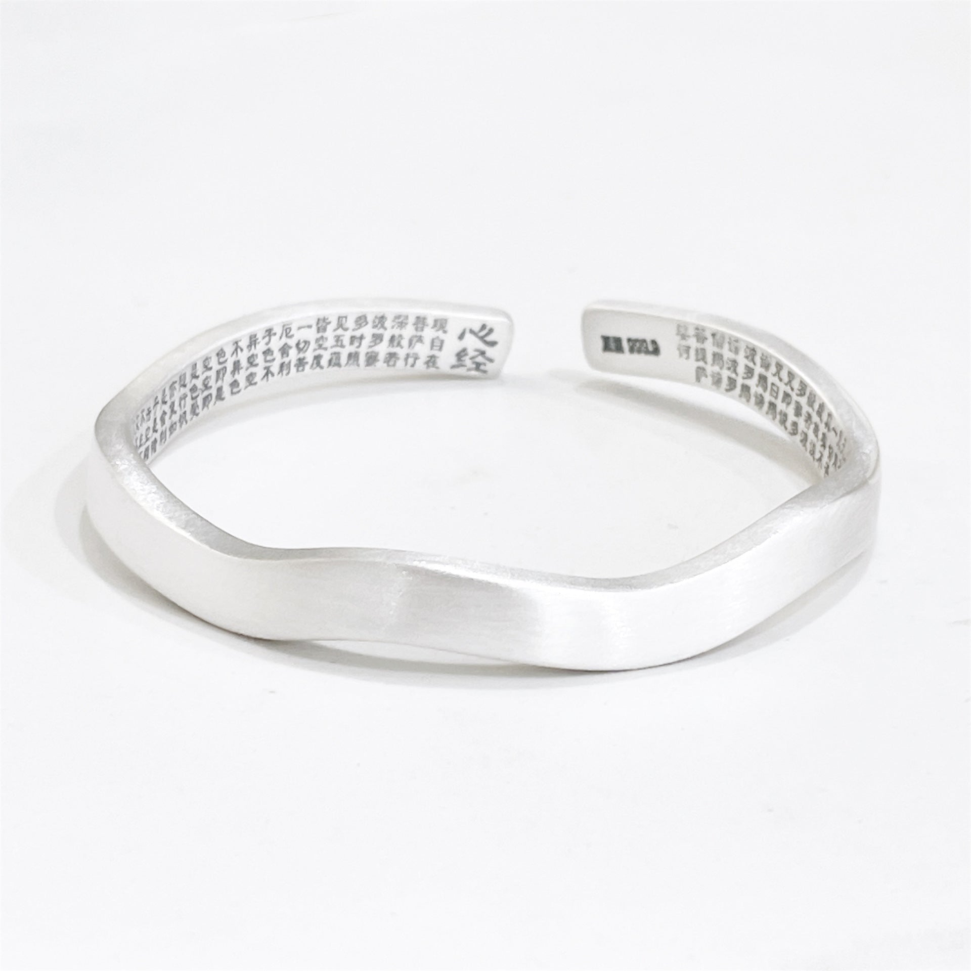 Niche Wave Sterling Silver Bracelet - jewelry - weilin.com
