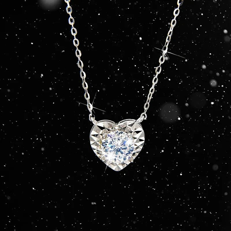 Noble and elegant heart necklace - jewelry - weilin.com