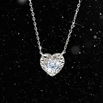 Noble and elegant heart necklace - jewelry - weilin.com