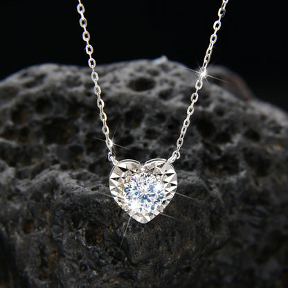 Noble and elegant heart necklace - jewelry - weilin.com