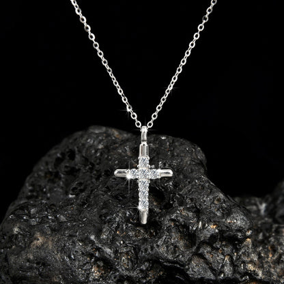 Noble and luxurious faith cross pendant necklace - jewelry - weilin.com
