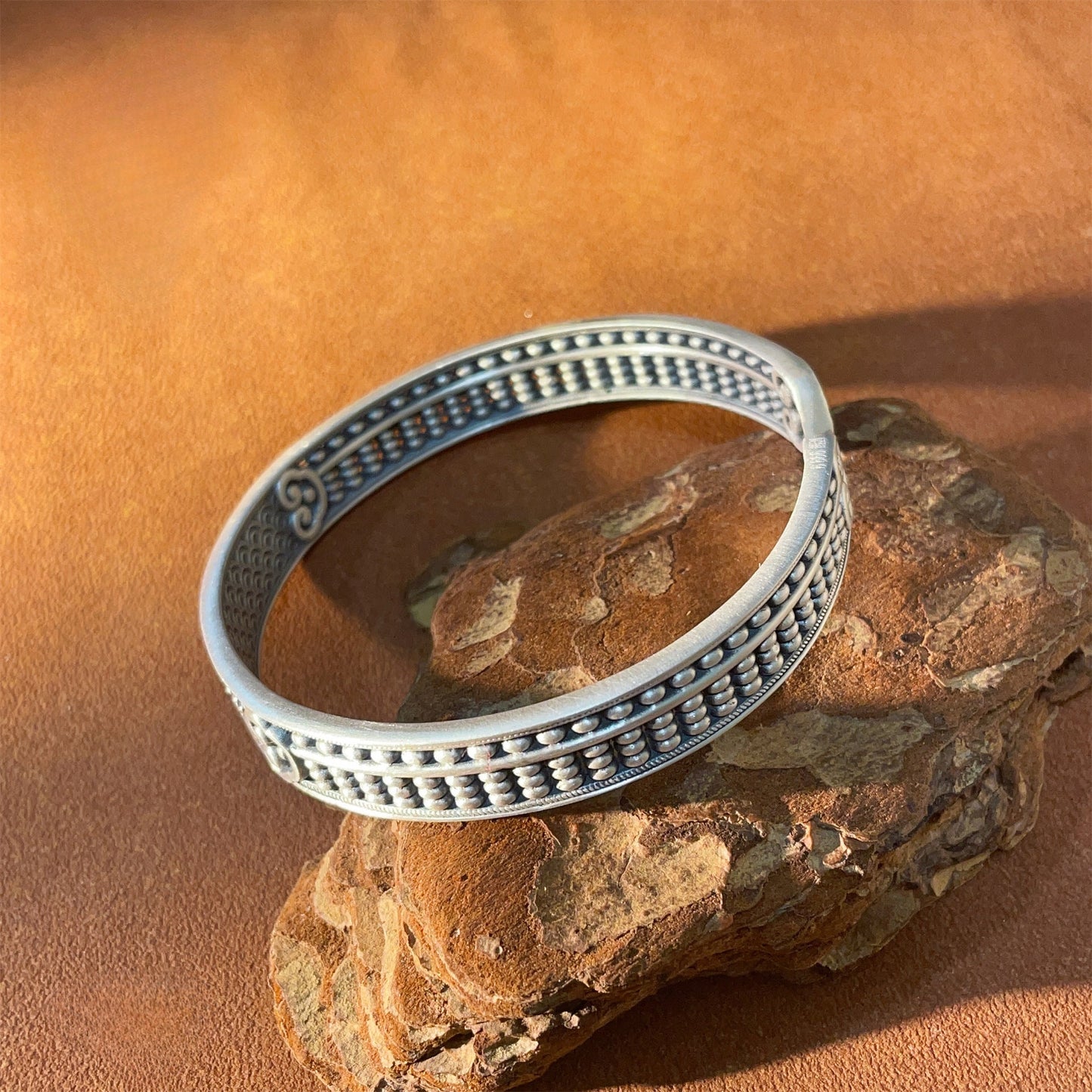 Old sand plate matching bracelet - jewelry - weilin.com