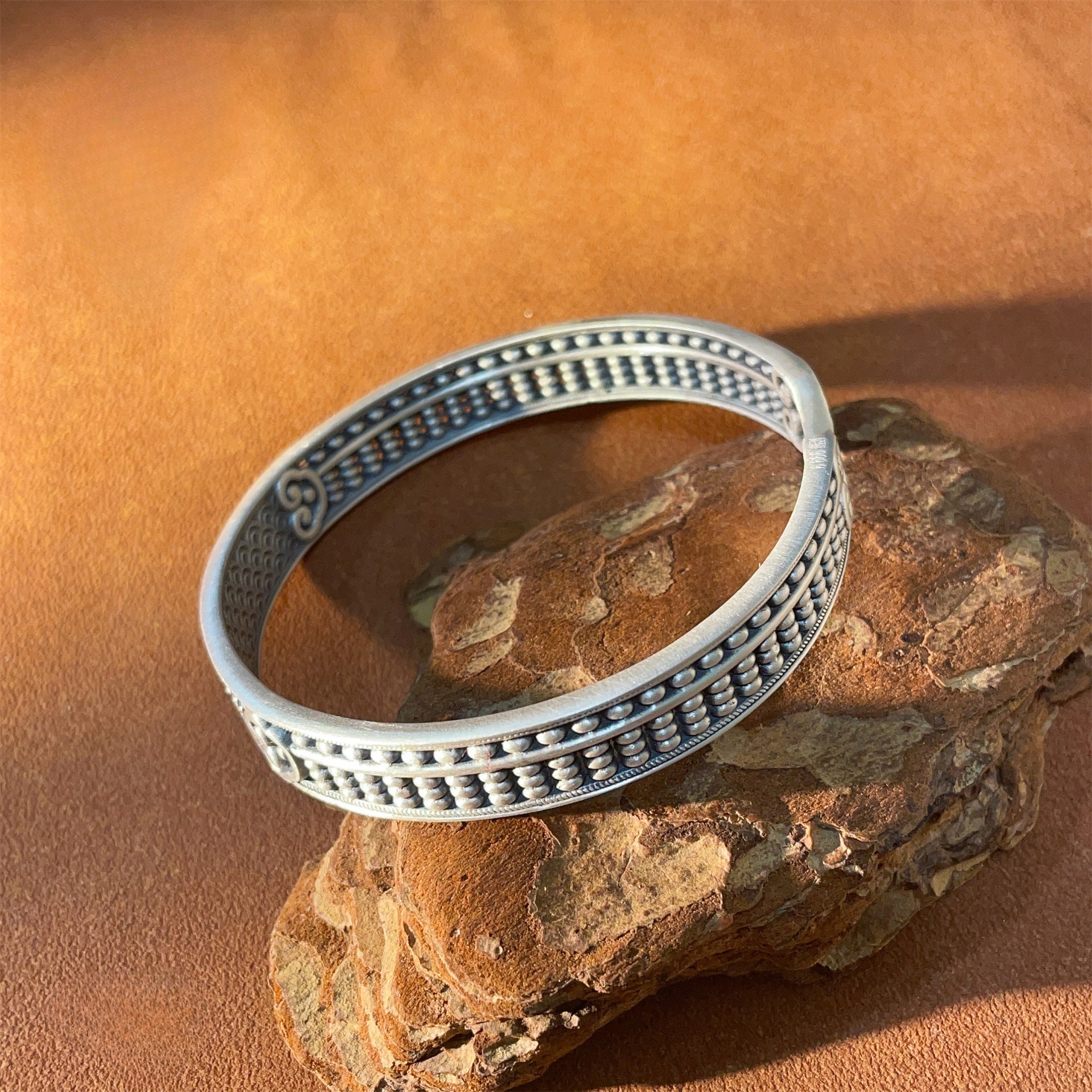 Old sand plate matching bracelet - jewelry - weilin.com