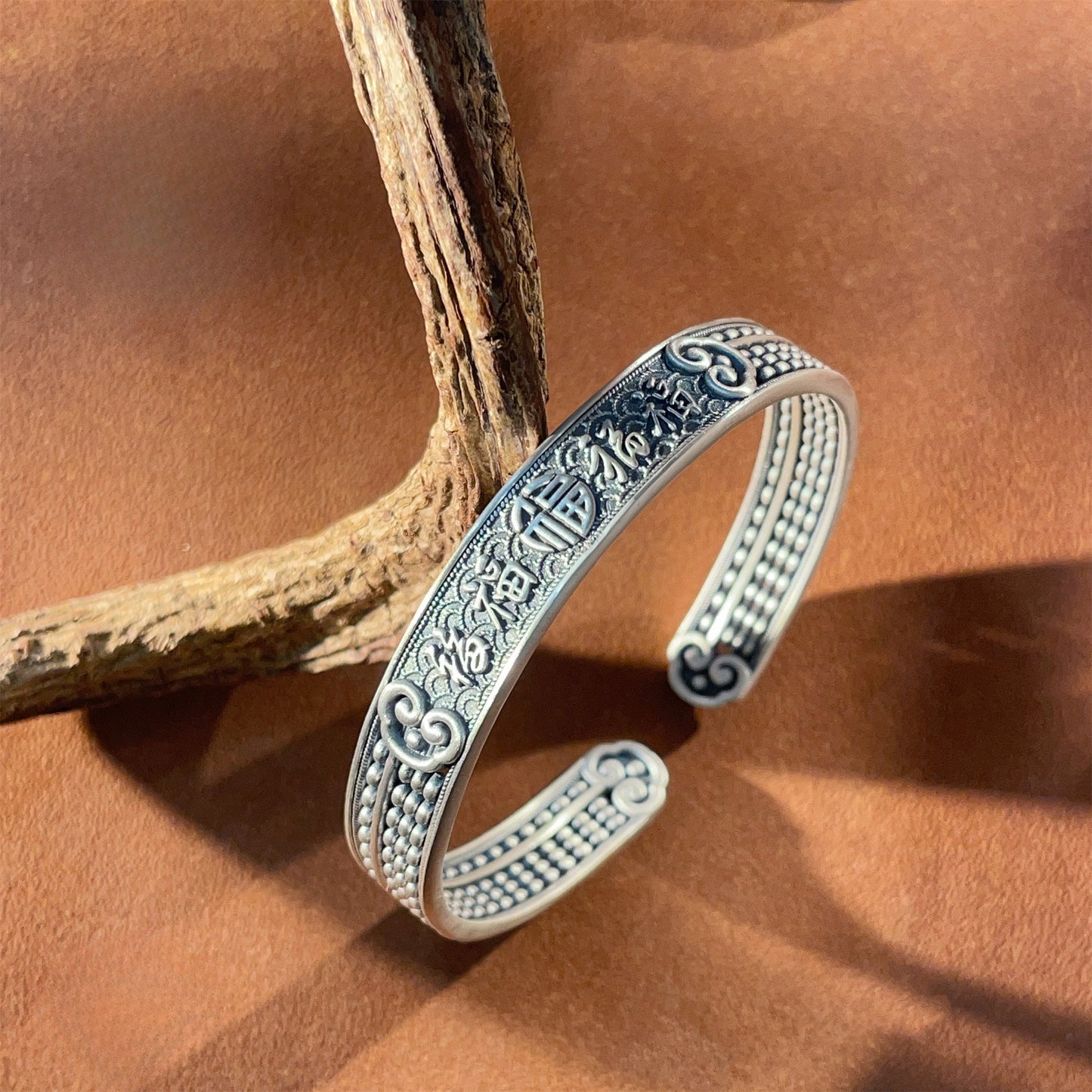 Old sand plate matching bracelet - jewelry - weilin.com