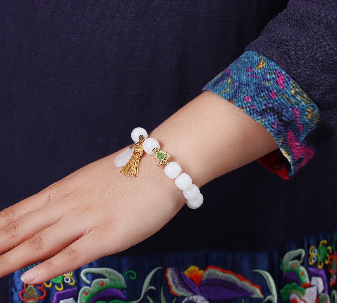 Old style Hetian jade bracelet - jewelry - weilin.com