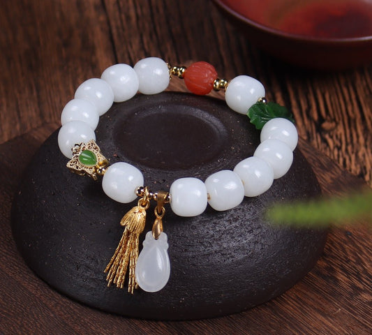 Old style Hetian jade bracelet - jewelry - weilin.com