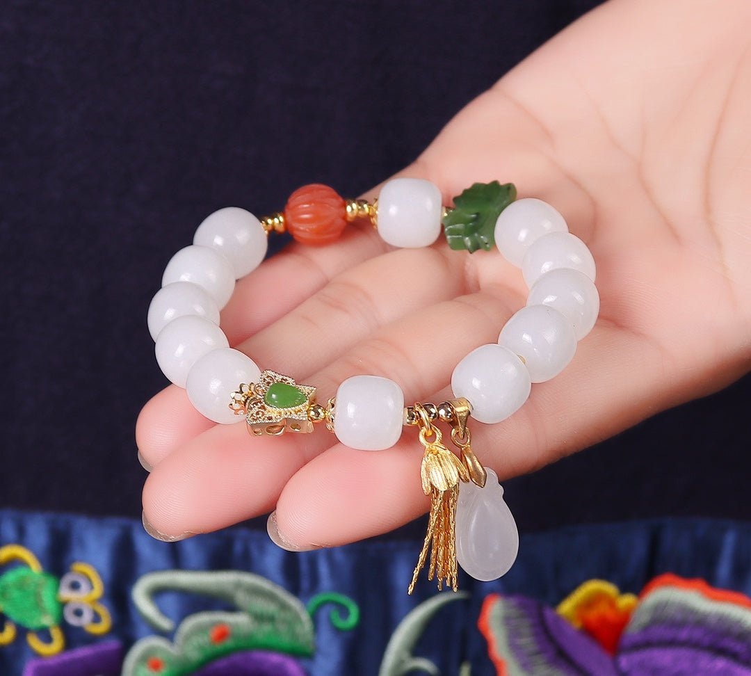 Old style Hetian jade bracelet - jewelry - weilin.com